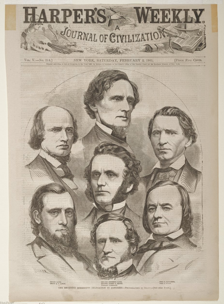Delegace odtrženého státu Mississippi v Kongresu od Winslow Homer