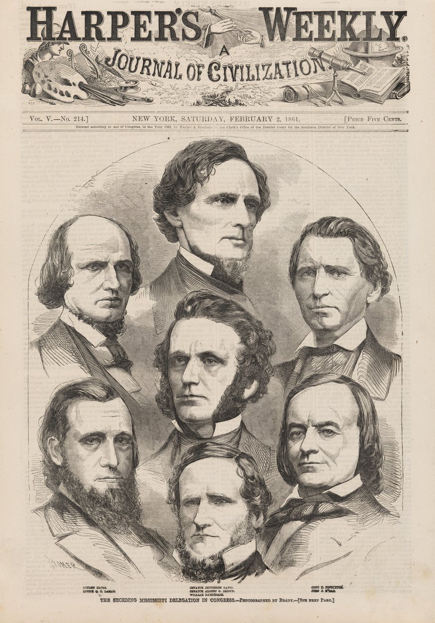 Odcházející delegace Mississippi v Kongresu od Winslow Homer