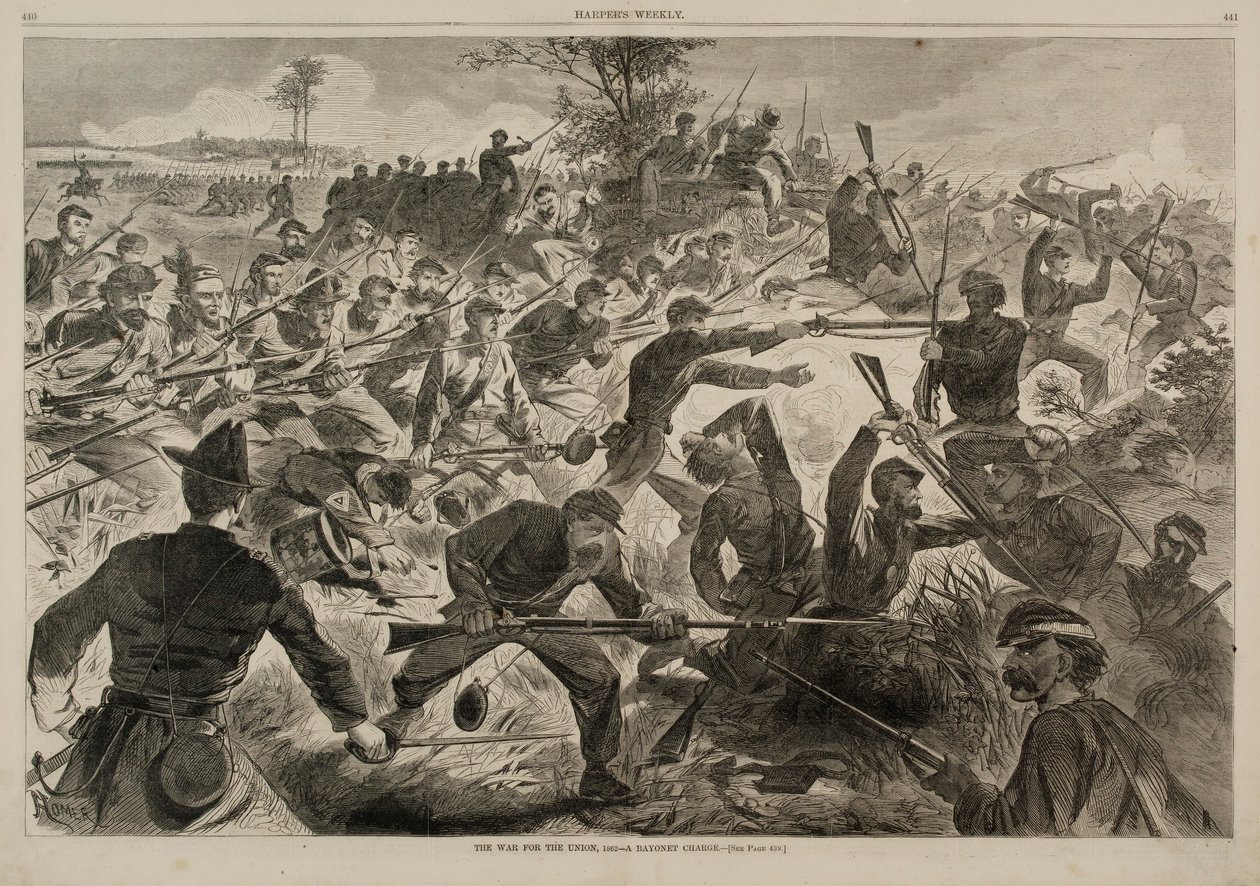 Válka za Unii 1862 - Útok bajonetem, z Harper