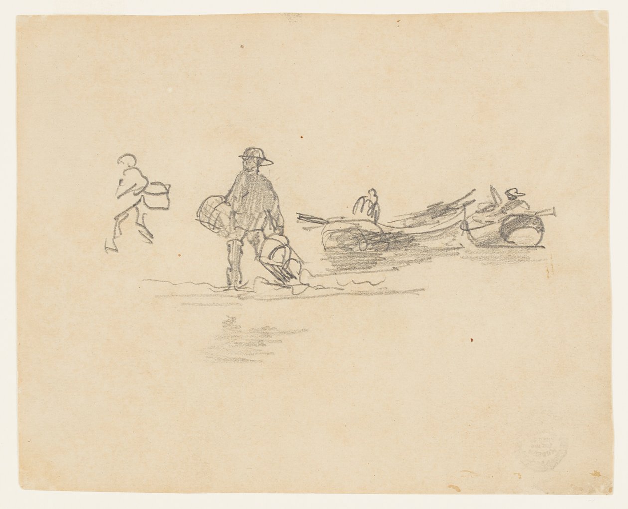 Dva rybáři, Anglie od Winslow Homer