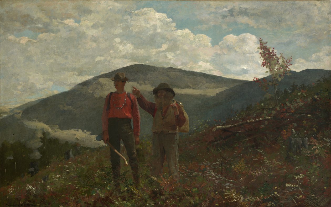 Dva průvodci, 1877 od Winslow Homer