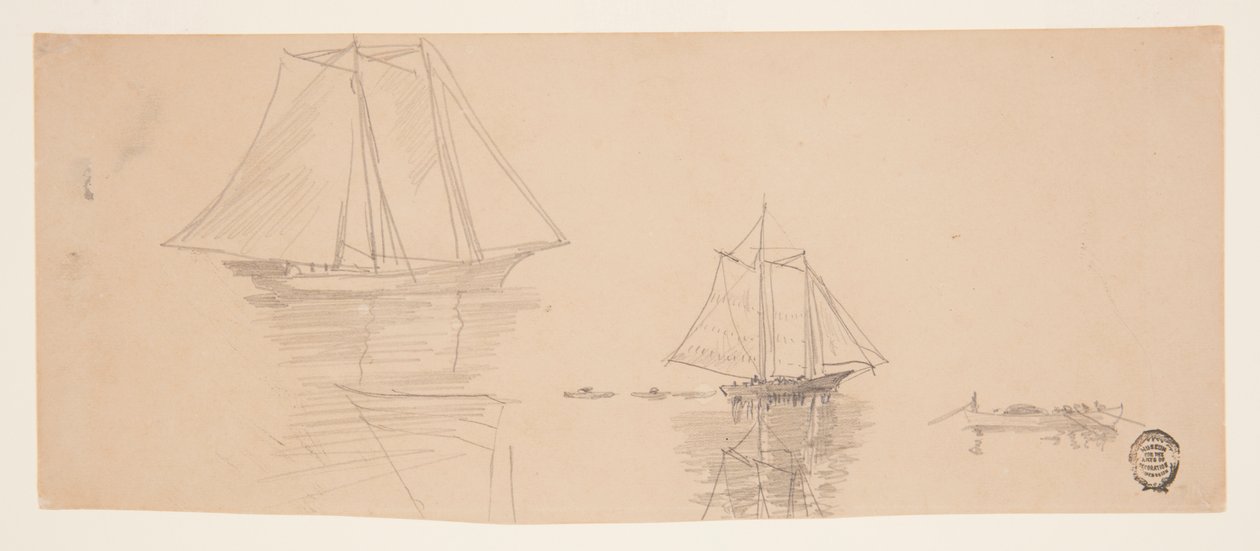 Dva Škunery a Dory od Winslow Homer