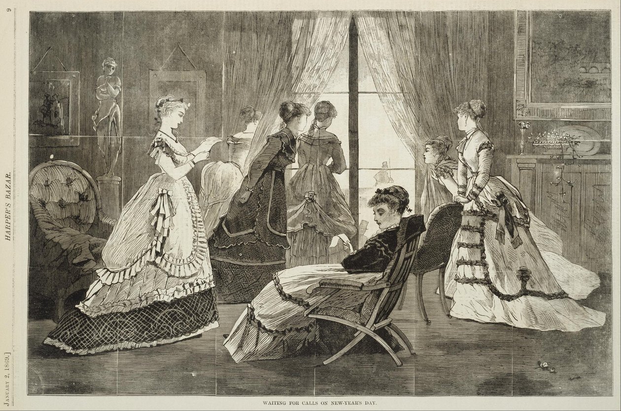 Čekání na hovory na Nový rok od Winslow Homer