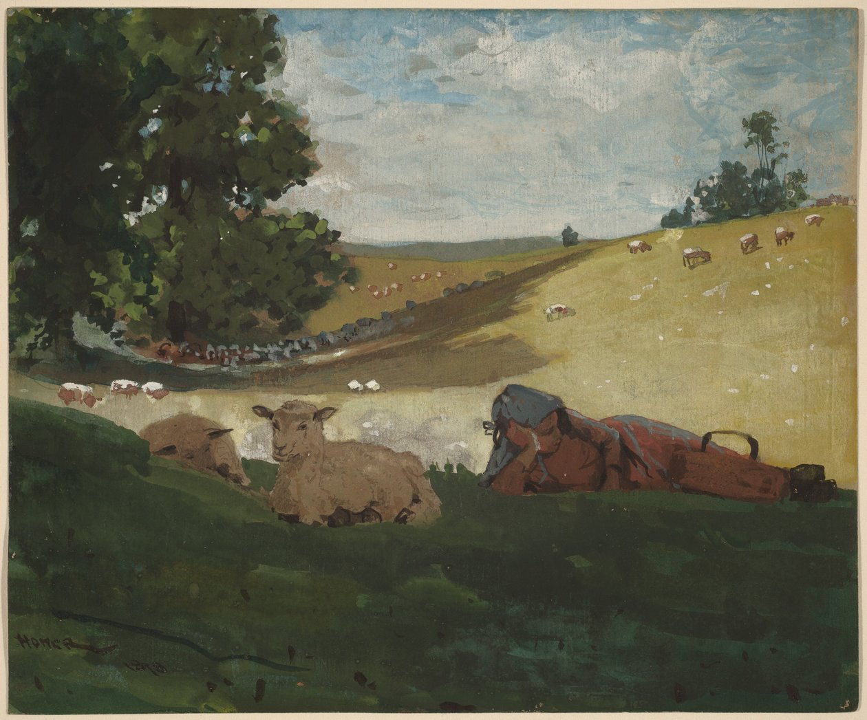 Teplé odpoledne od Winslow Homer