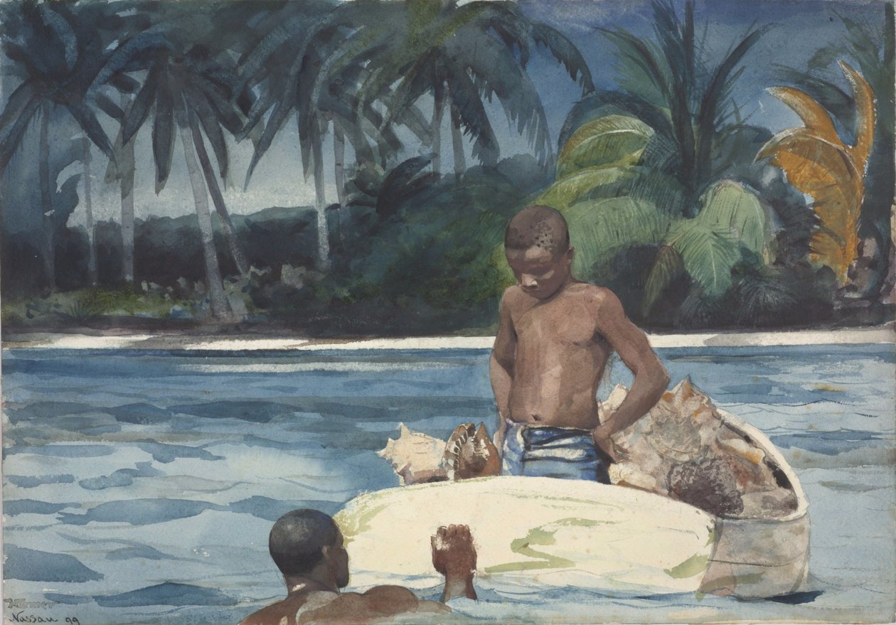 Západní Indie Potápěči od Winslow Homer