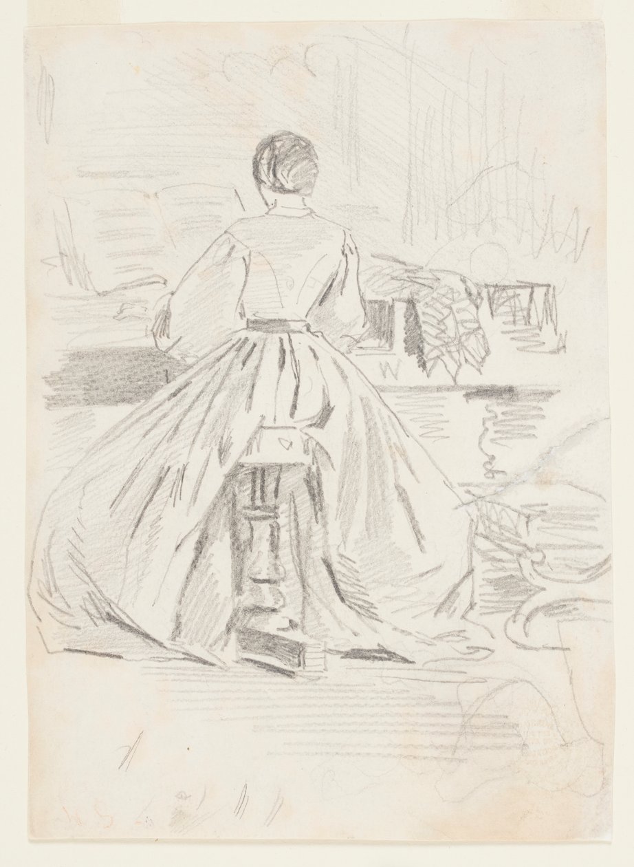 Žena u klavíru od Winslow Homer