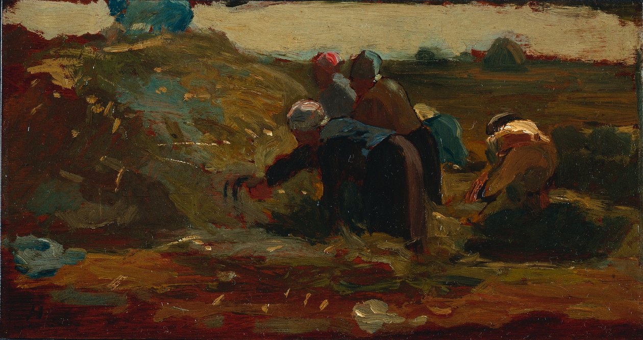 Ženy pracující na poli od Winslow Homer