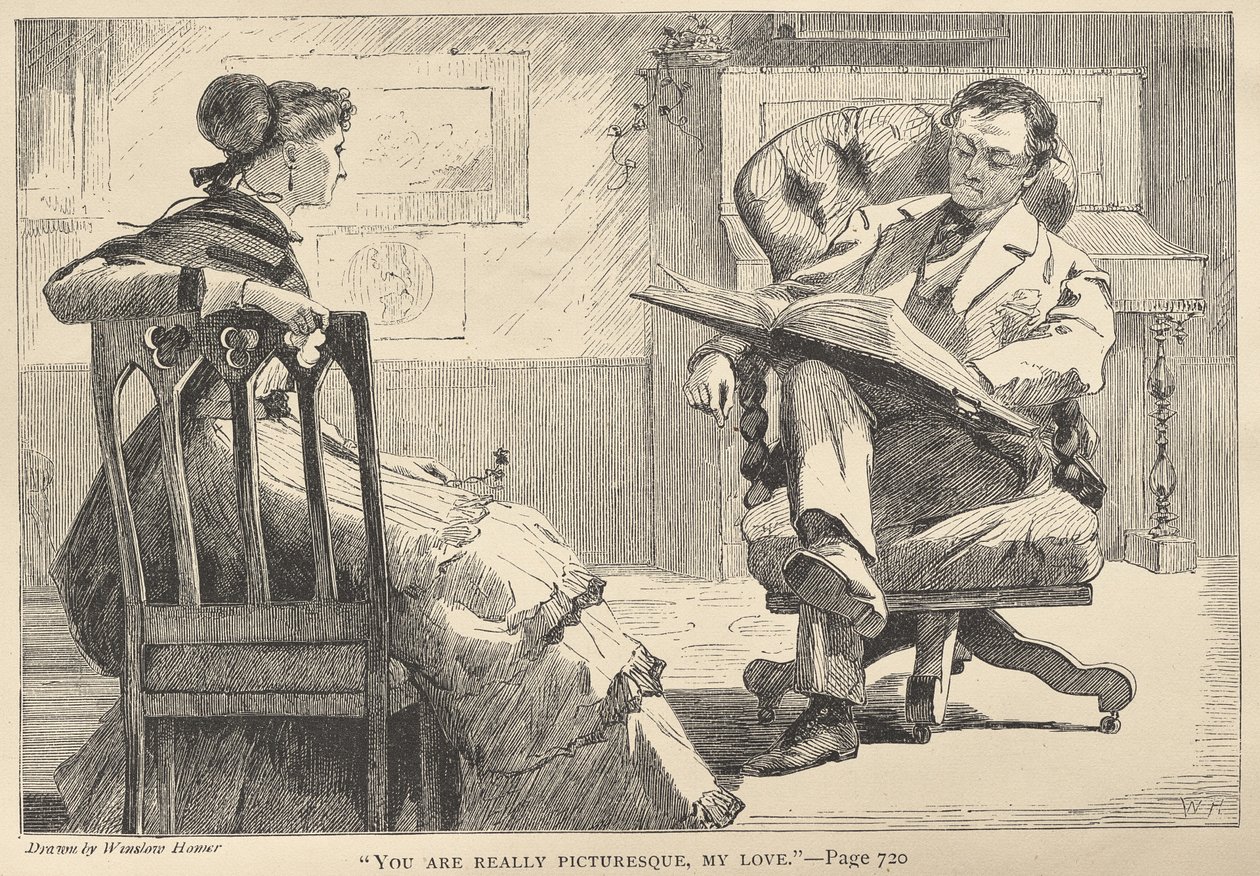 "Jsi opravdu malebná, má lásko" od Winslow Homer