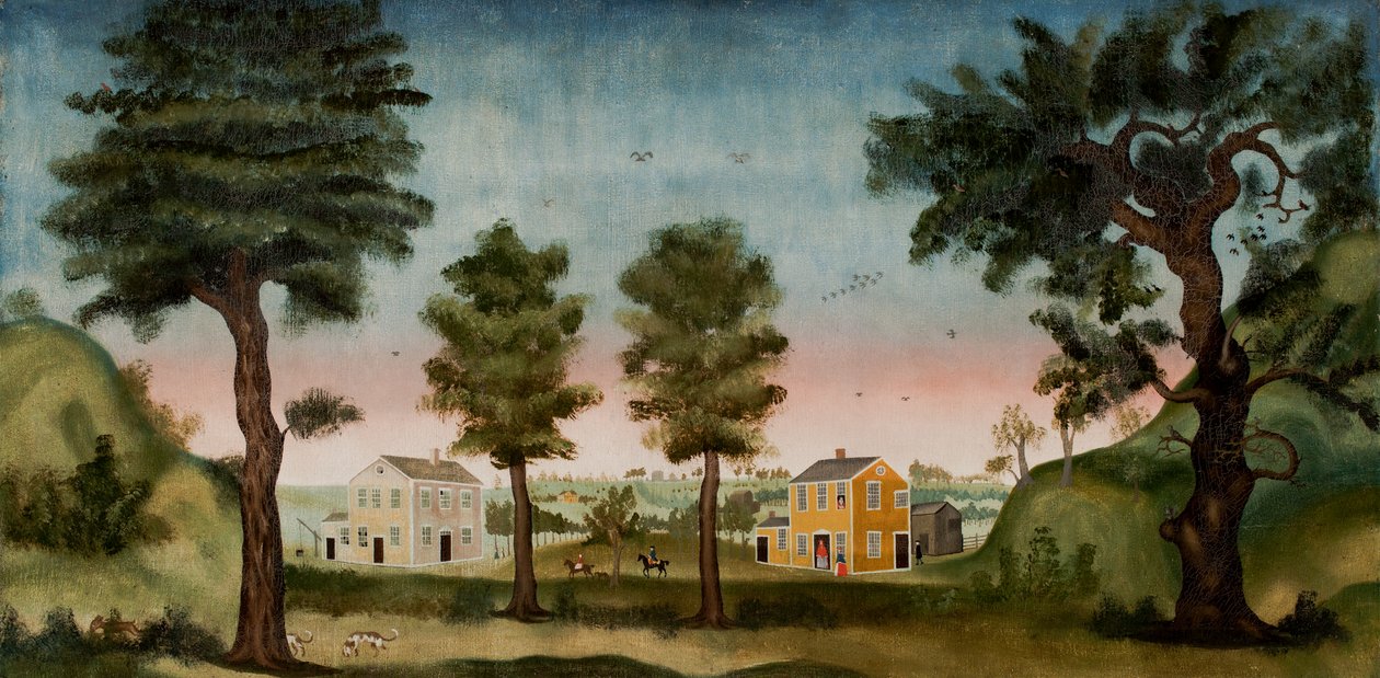 Usedlost generála Timothyho Rugglese, Hardwick, Massachusetts, 1770-75 od Winthrop Chandler