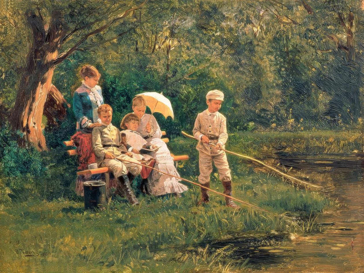 Polední slunce od Wladimir Jegorowitsch Makowski
