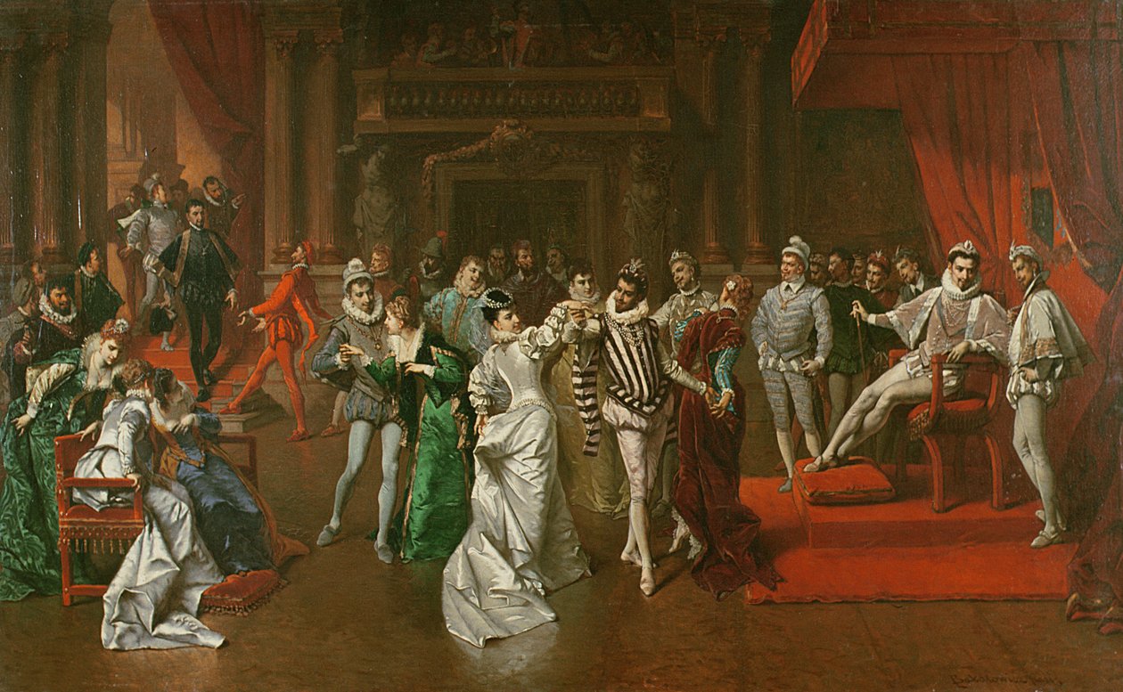 Ples dvora Henryho Valoise od Wladyslaw Bakalowicz