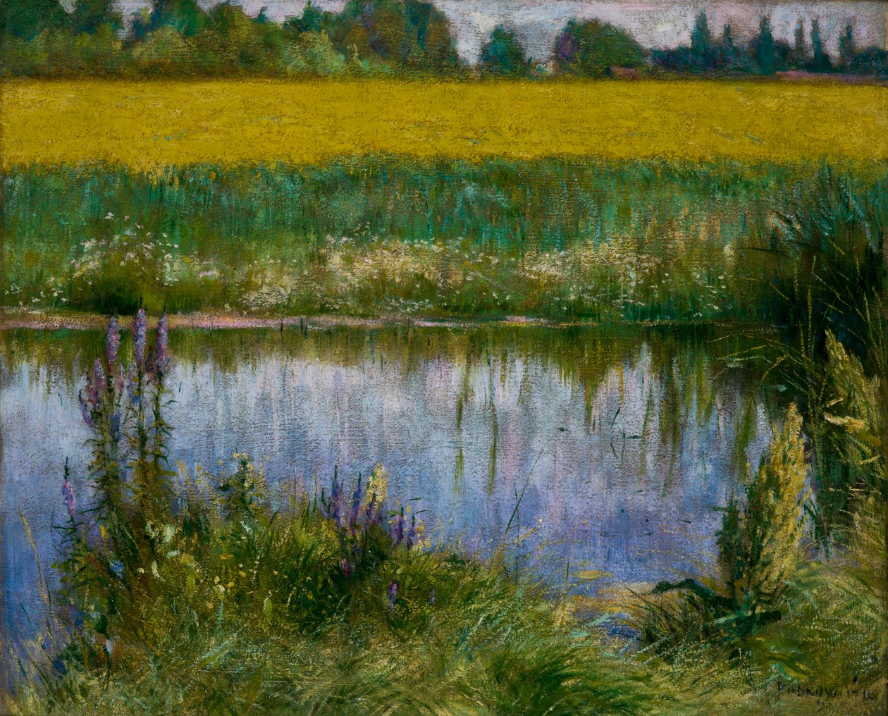 Pole Lupina od Wladyslaw Podkowinski
