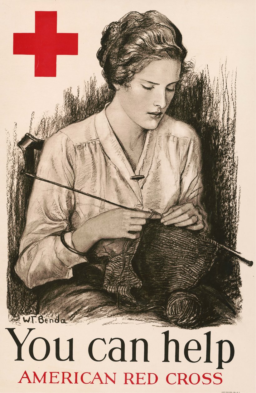Můžete pomoci - Americký červený kříž, 1918. od Wladyslaw Theodor Benda