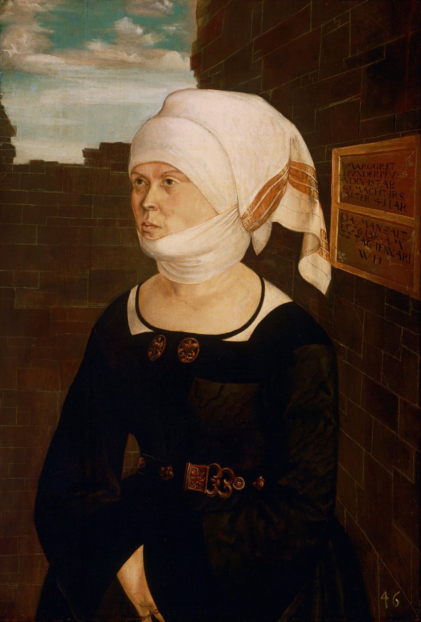 Portrét Margaret Hundertpfundtové od Wolf Huber