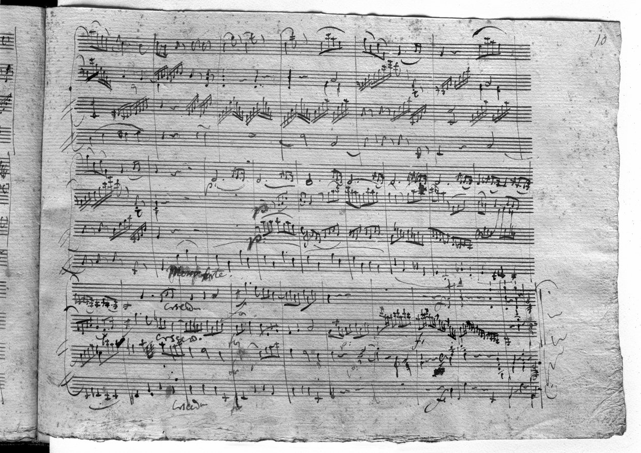 Trio G dur pro housle, cembalo a violoncello (K 496) 1786 (19. strana) od Wolfgang Amadeus Mozart