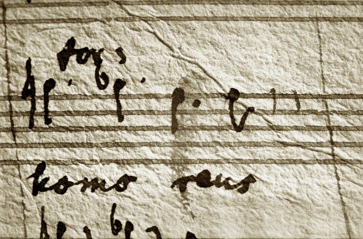 "Pracovní partitura" rekviem Wolfganga Amadea Mozarta (hudební partitura) od Wolfgang Amadeus Mozart
