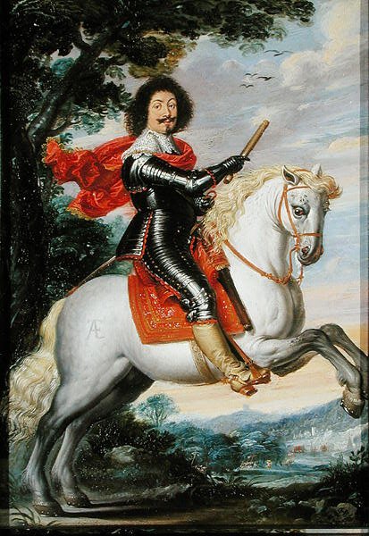 Jezdecký portrét gentlemana od Wolfgang Heimbach
