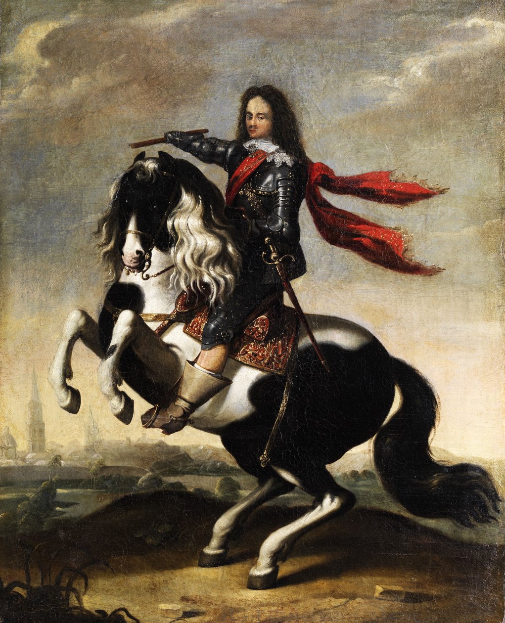 Jezdecký portrét Valdemara Christiana ze Šlesvicka-Holštýnska 1622-1656 od Wolfgang Heimbach