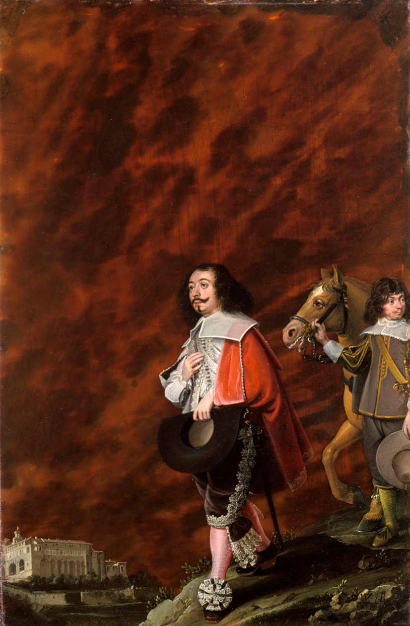 Portrét gentlemana v Itálii, 1630 od Wolfgang Heimbach