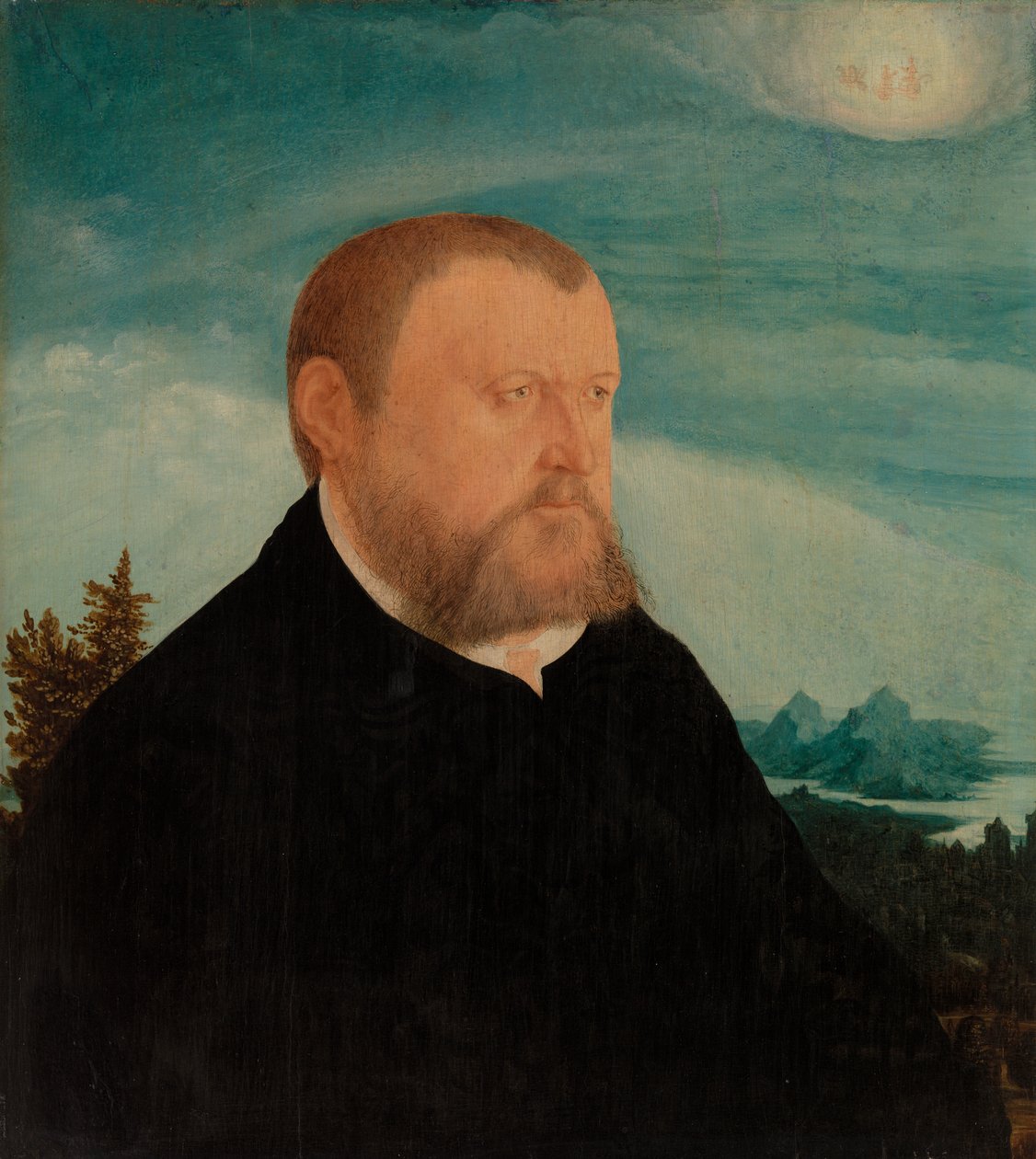 Portrét muže od Wolfgang Huber