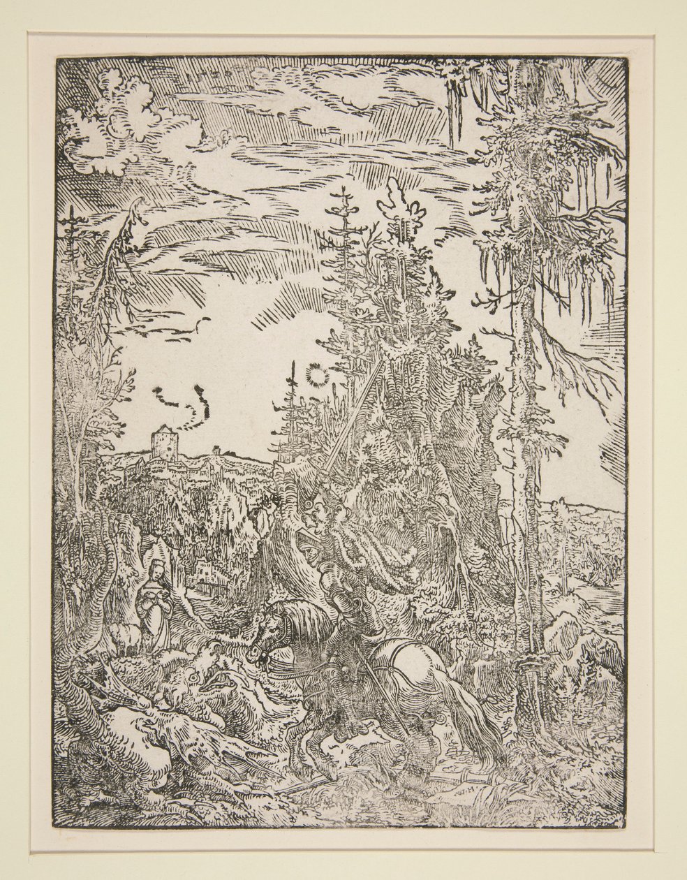 Svatý Jiří a drak od Wolfgang Huber