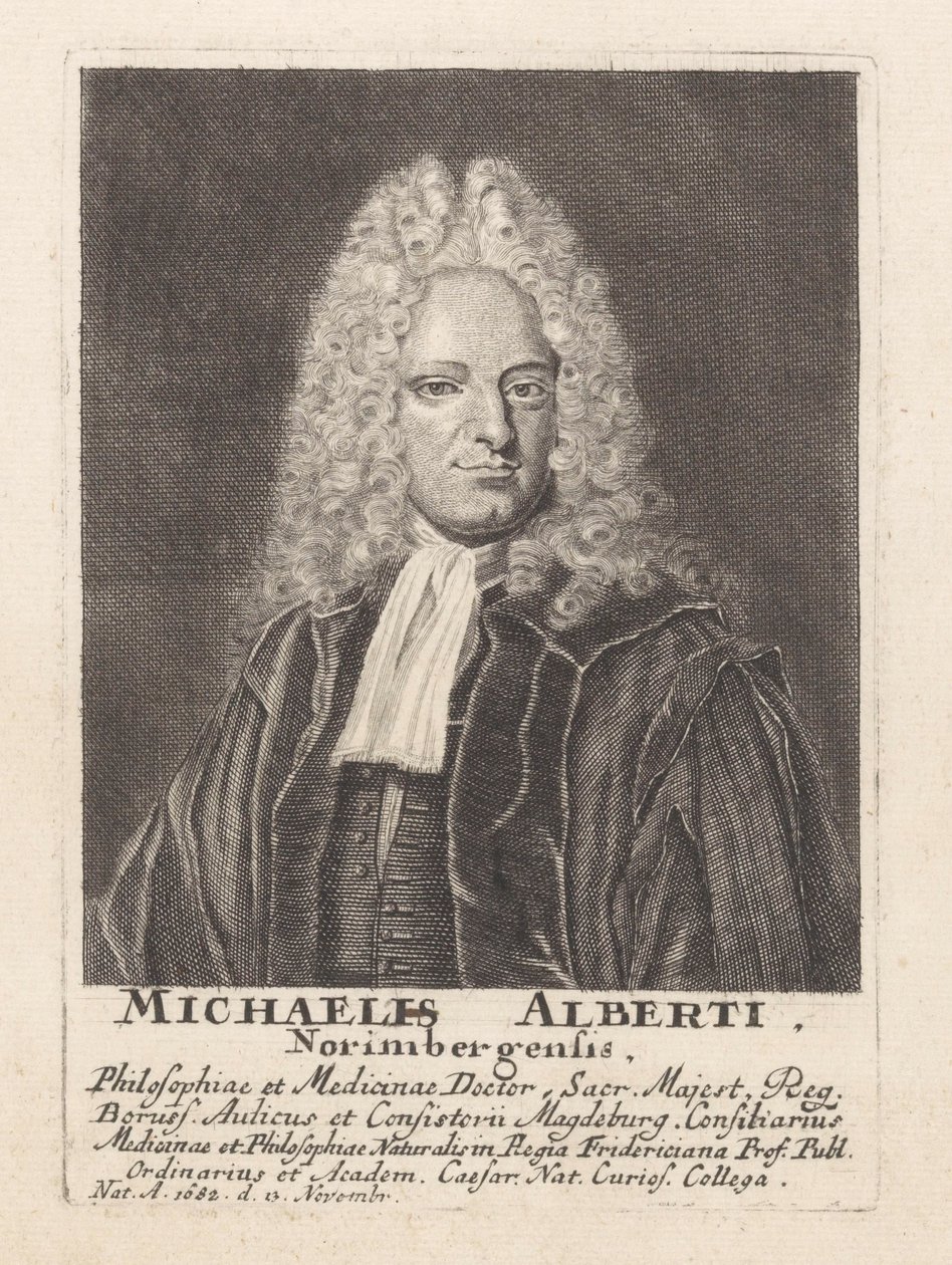 Portrét Michaela Albertiho od Wolfgang Philipp Kilian