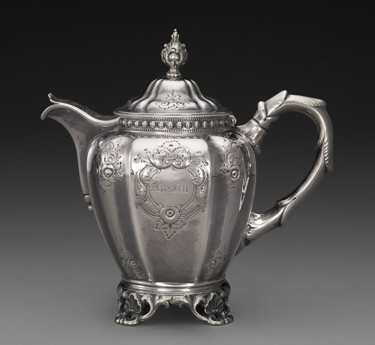 Creamer, c. 1848 (stříbro) od Wood and Hughes