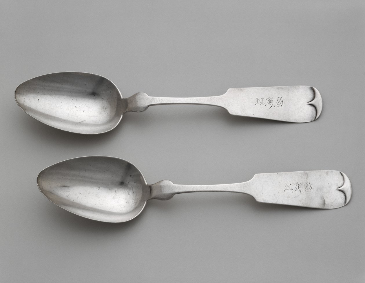 Dezertní lžičky, c. 1860-1870 (stříbro) od Wood and Hughes