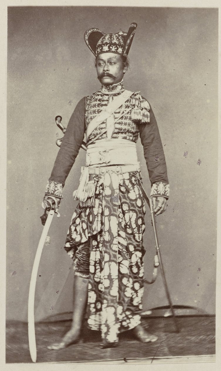 Portrét domorodého prince od Woodbury and Page