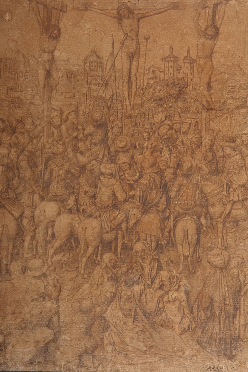 Ukřižování Krista od Workshop of Jan van Eyck
