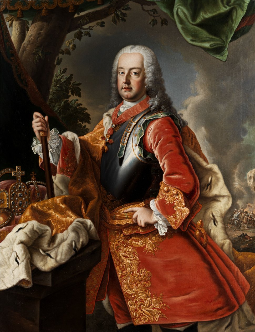 Kaiser Franz I. Stephan od Workshop of Martin van Meytens
