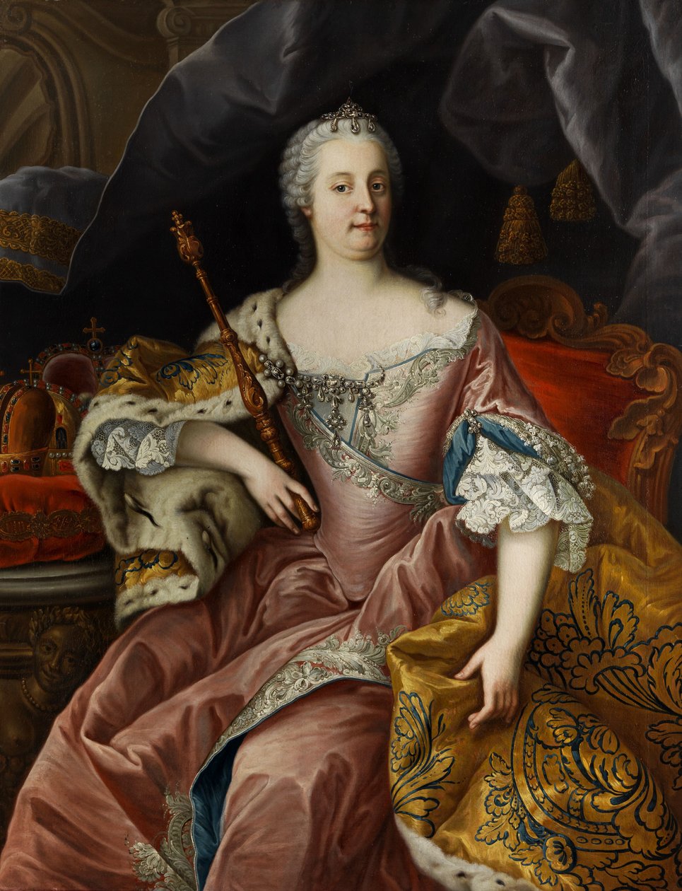 Císařovna Marie Terezie od Workshop of Martin van Meytens