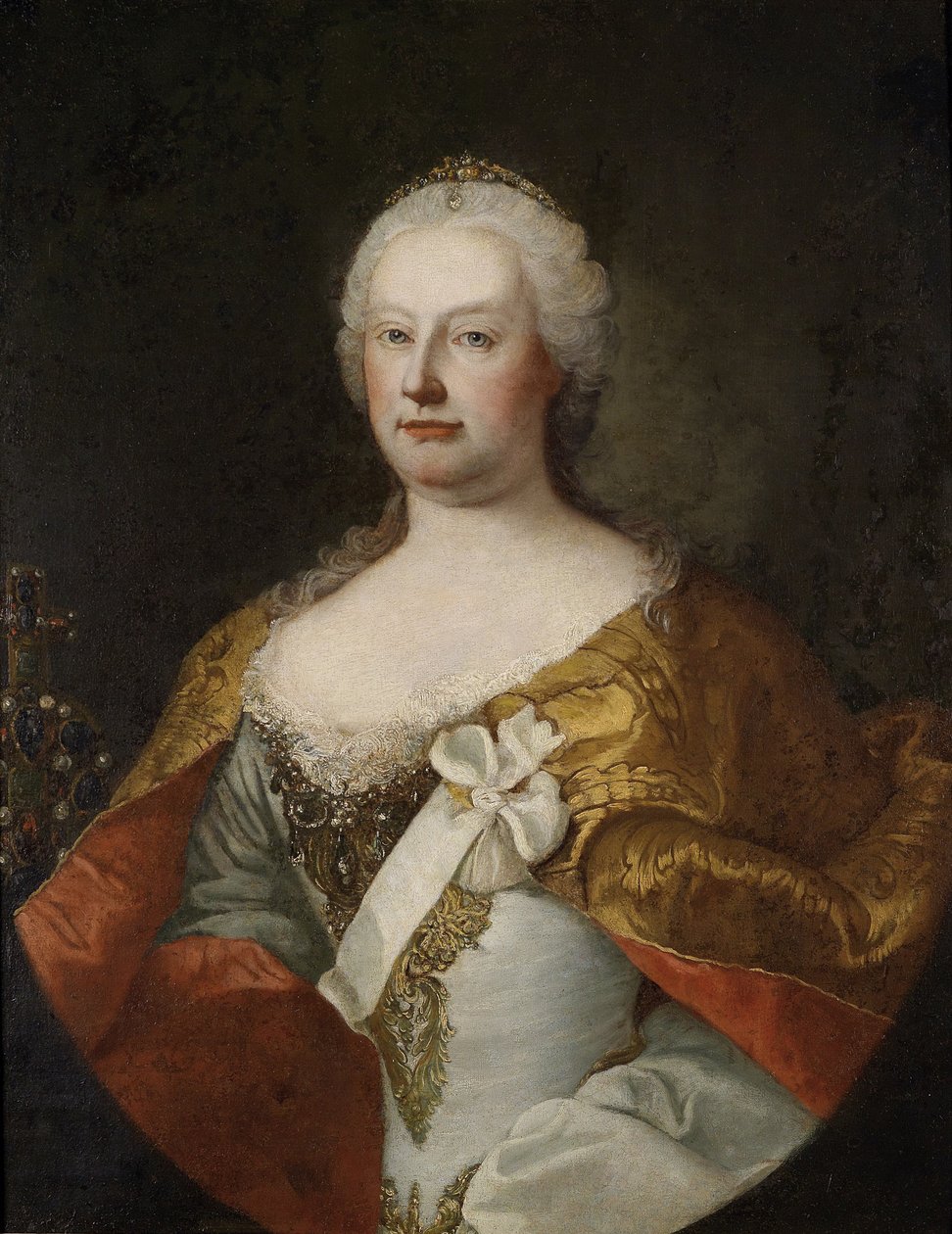 Portrét Marie Terezie (1717-1780) od Workshop of Martin van Meytens