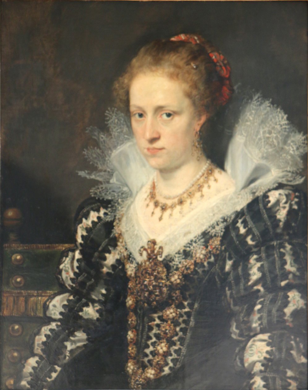 Portrét Jacqueline van Caestre, manželky Jeana Charlese de Cordes od Workshop of Peter Paul Rubens