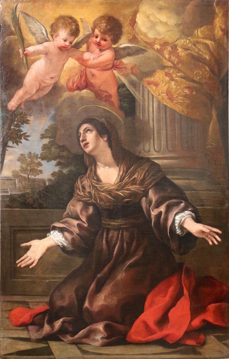 Santa Dafrosa od Workshop of Pietro da Cortona