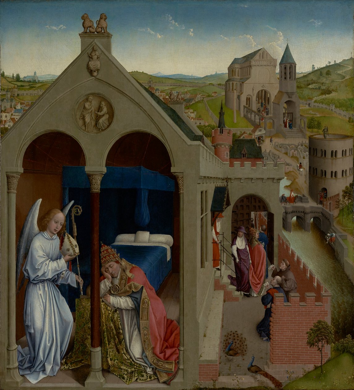 Sen papeže Sergia od Workshop of Rogier van der Weyden