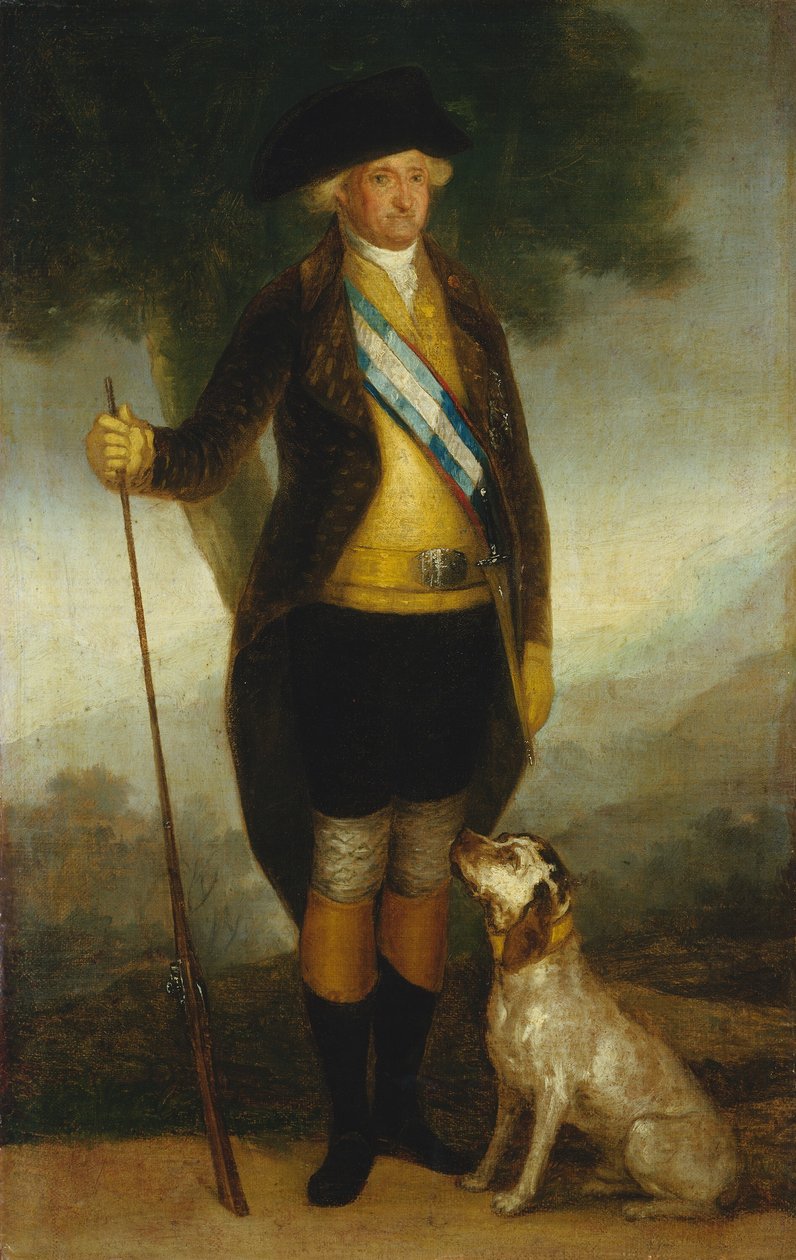 Karel IV Španělska jako lovec, c. 17991800. od Workshop of Francisco de Goya