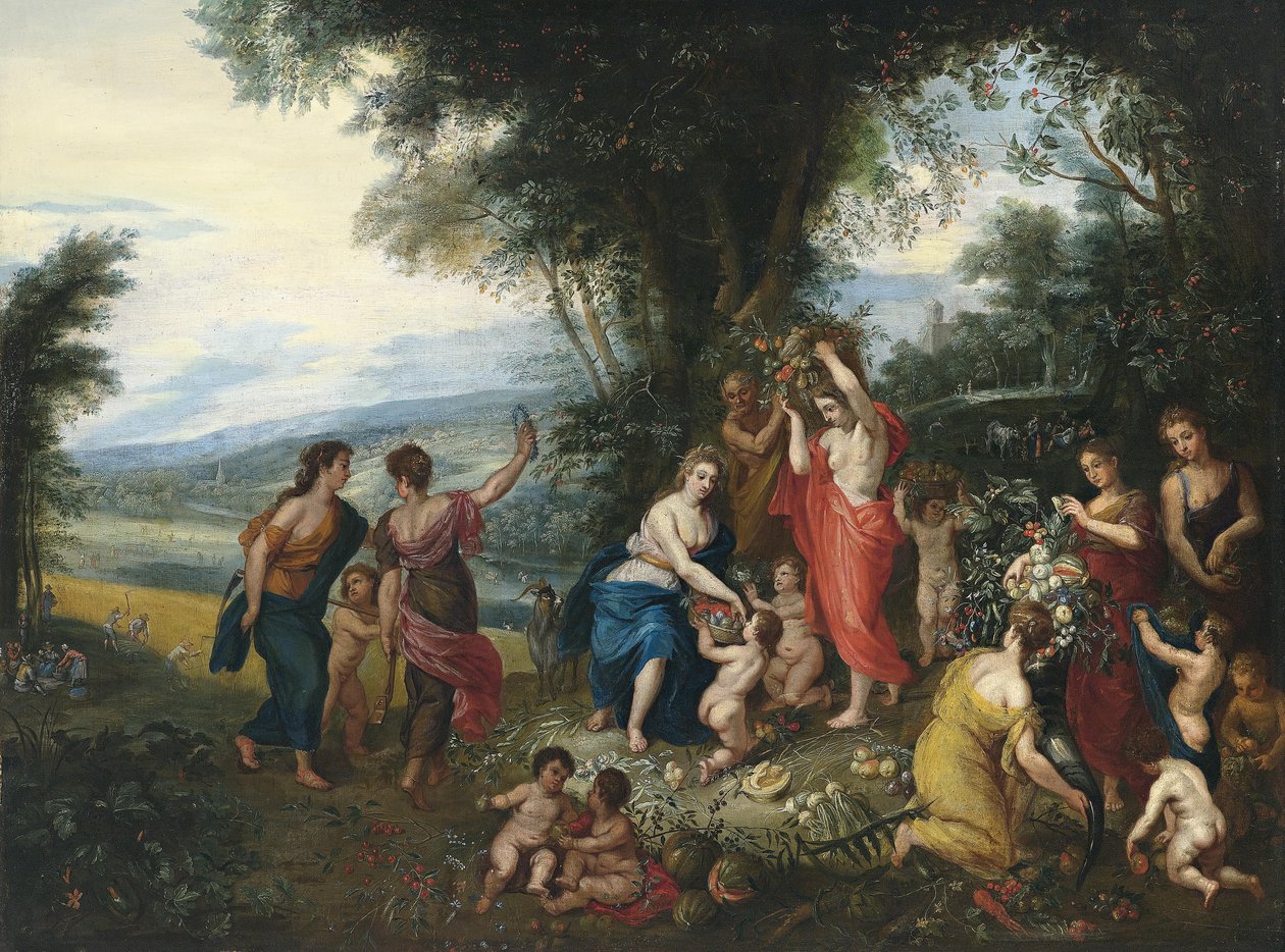 Alegorie léta od Workshop of Jan Brueghel the Elder