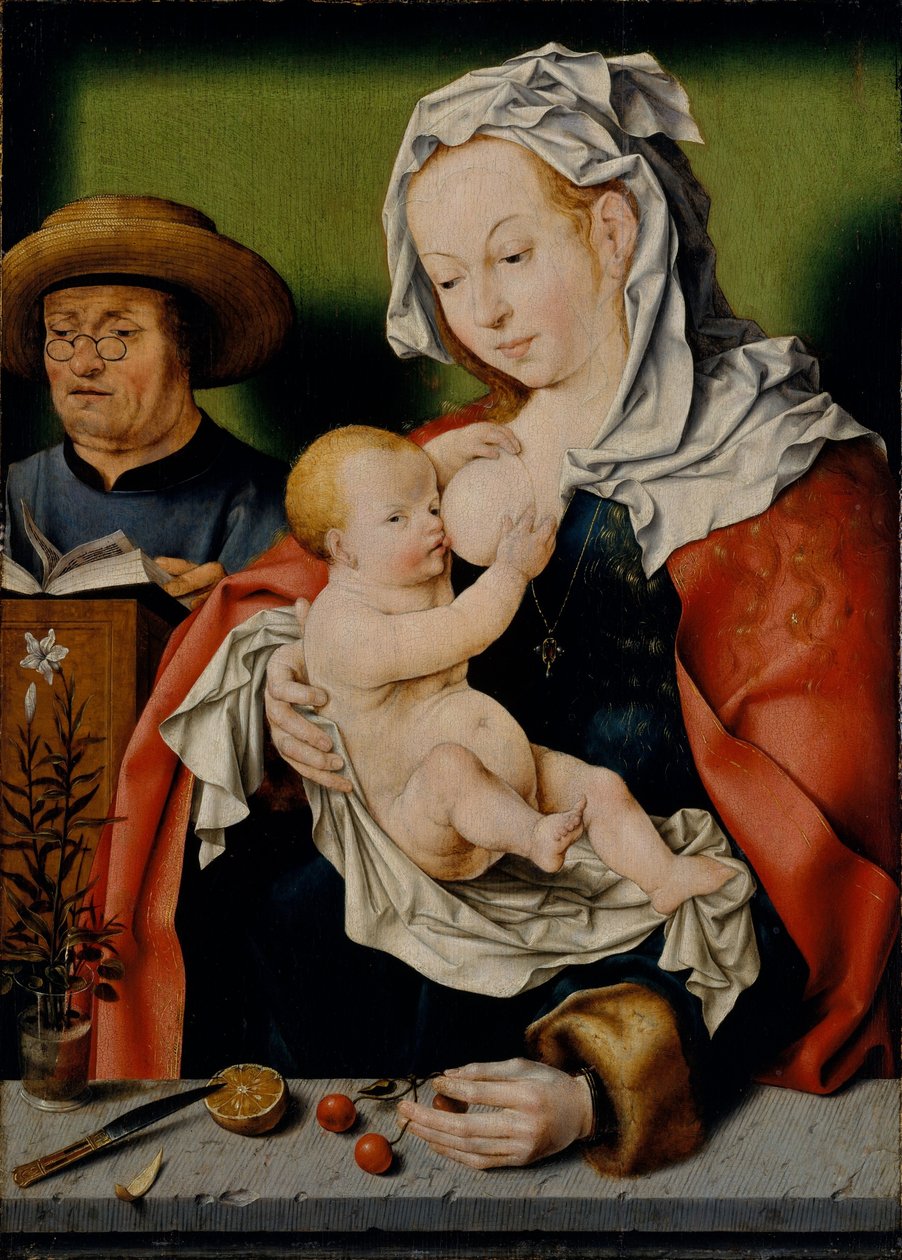 Svatá rodina od Workshop of Joos van Cleve