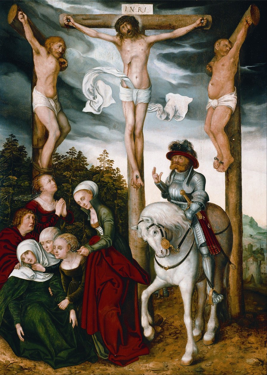Ukřižování od workshop of Lucas Cranach the Elder