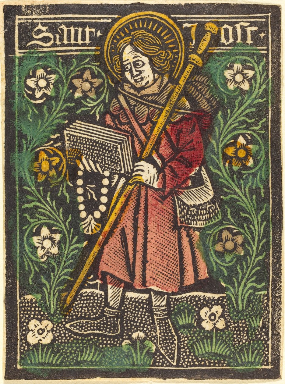 Svatý Jošt od Workshop of Master of the Aachen Madonna
