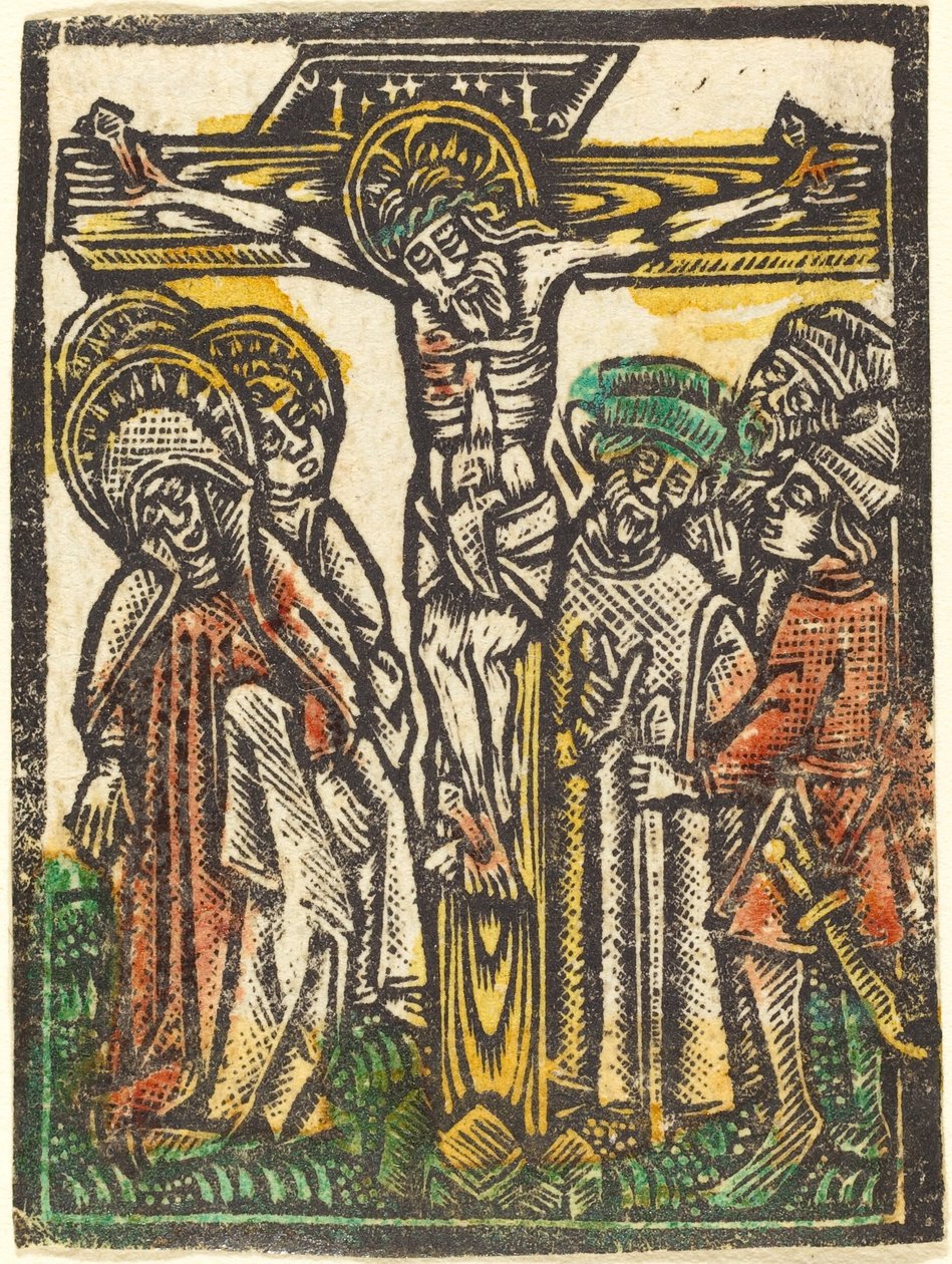 Ukřižování od Workshop of Master of the Aachen Madonna