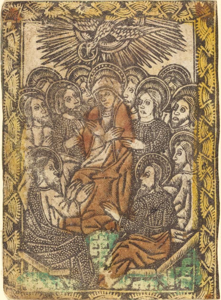 letnice od Workshop of Master of the Borders with