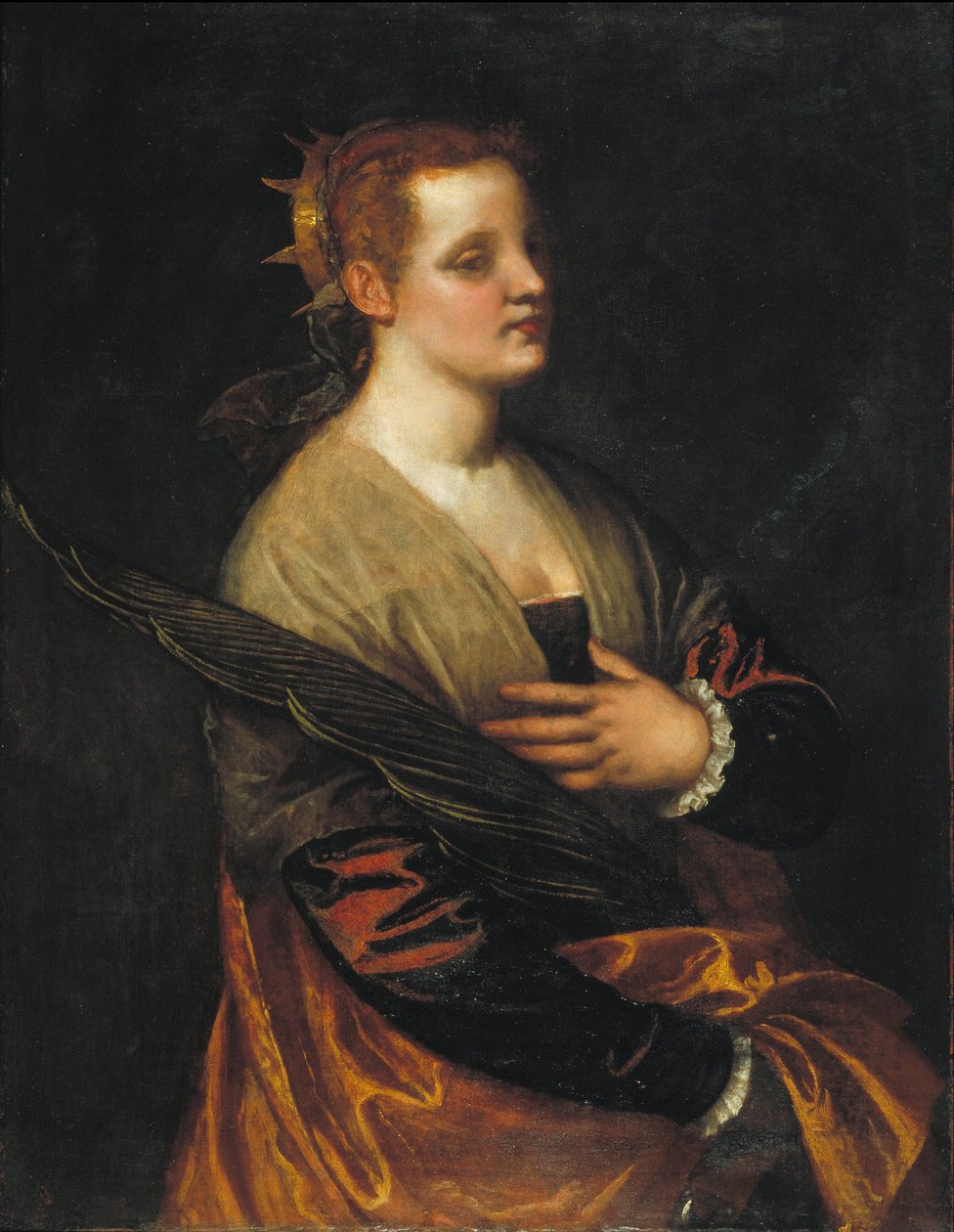 Svatá Kateřina od Workshop of Paolo Caliari