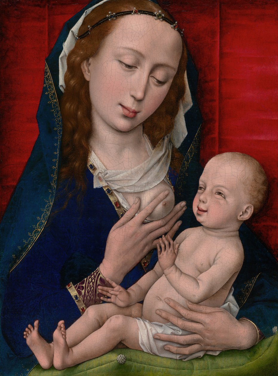 Panna a dítě, 146065. od Workshop of Rogier van der Weyden