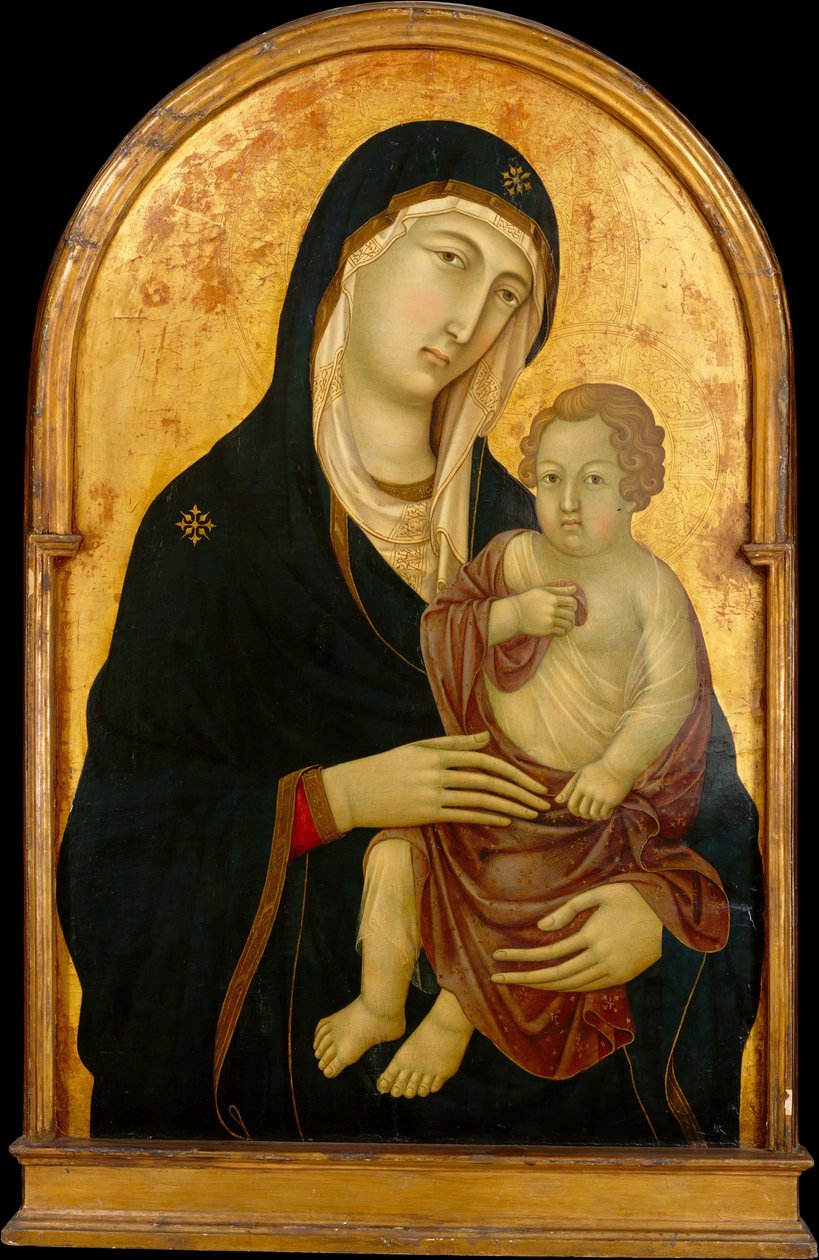 Madonna a dítě, ca. 1325. od Workshop of Ugolino da Siena