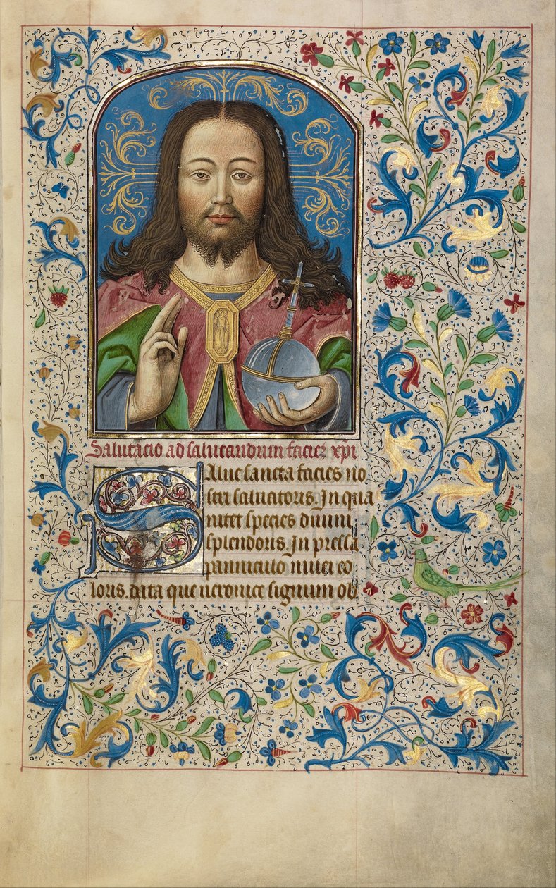 Spasitel světa od Workshop of Willem Vrelant
