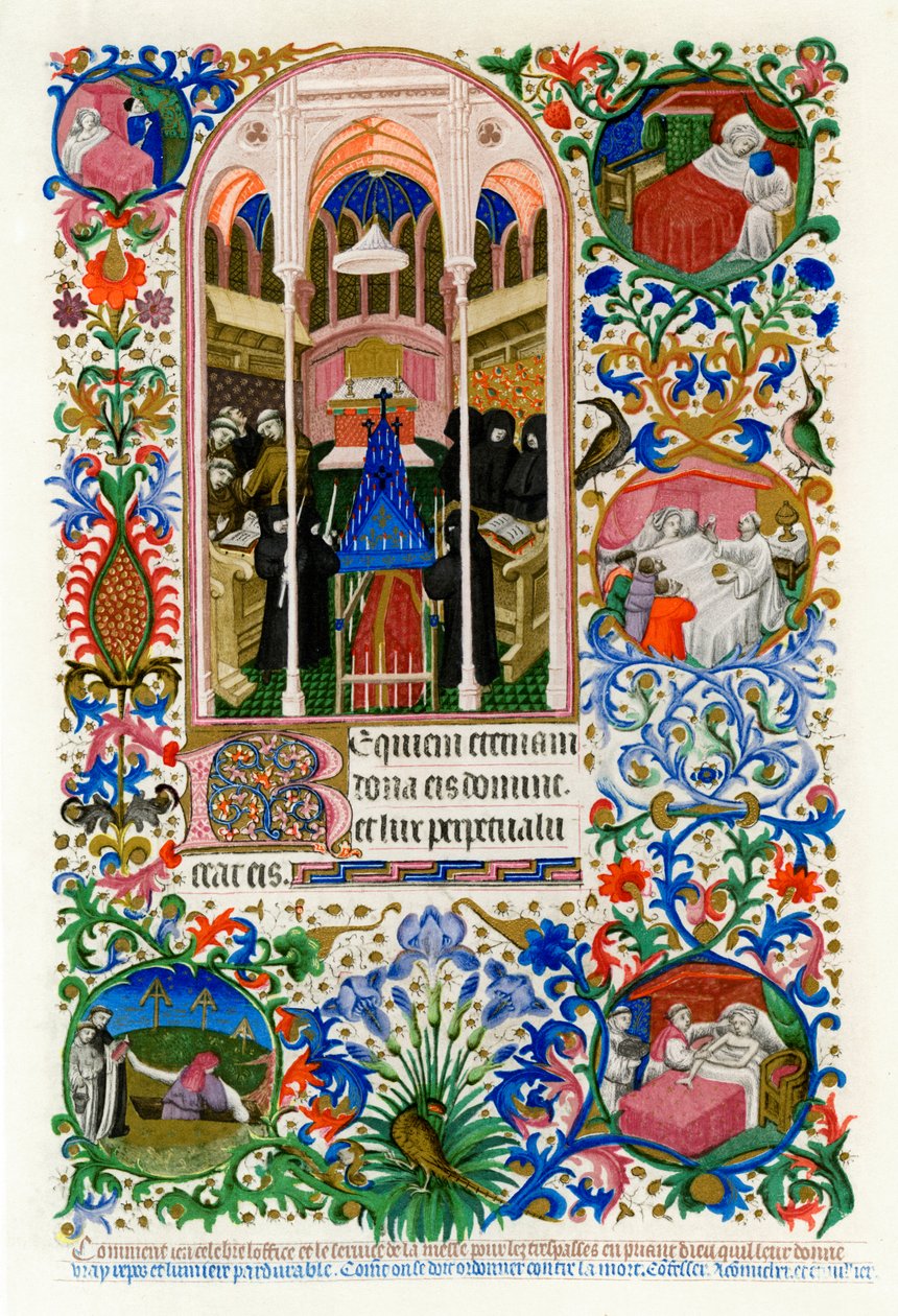 Hodiny mrtvých, 1414-1423. od Workshop of the Master of the