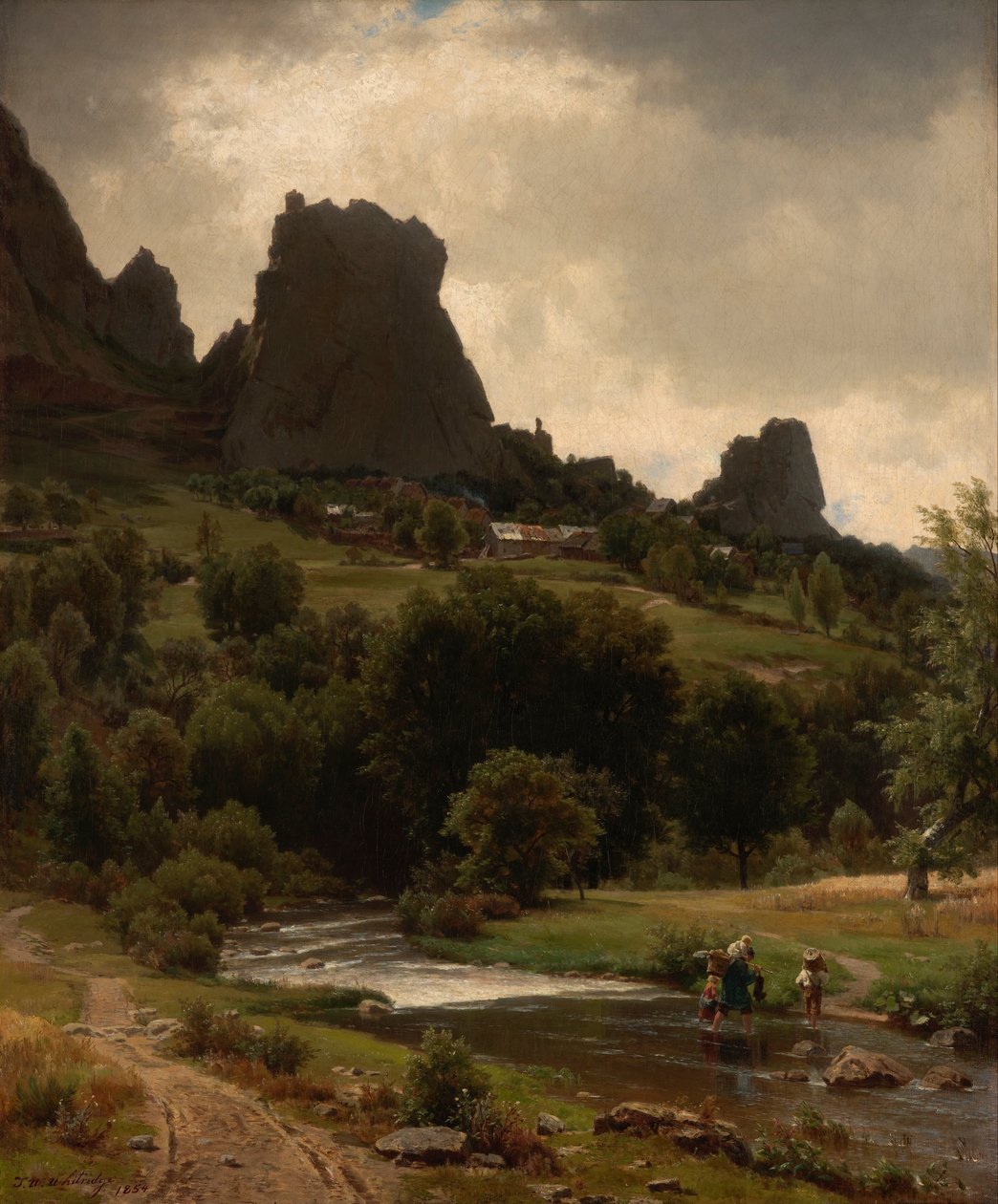 Summer Pastorale (Pohled na Kallenfels) od Worthington Whittredge
