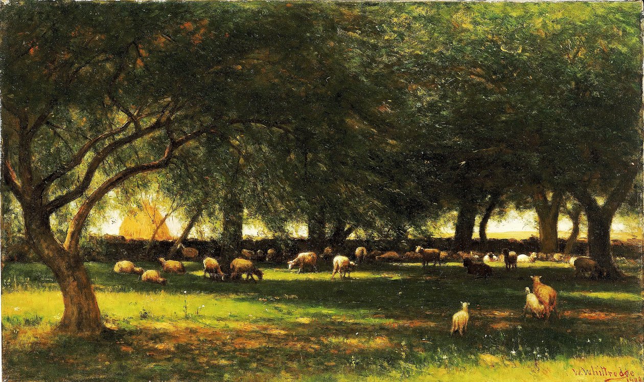 Poledne v sadu od Worthington Whittredge